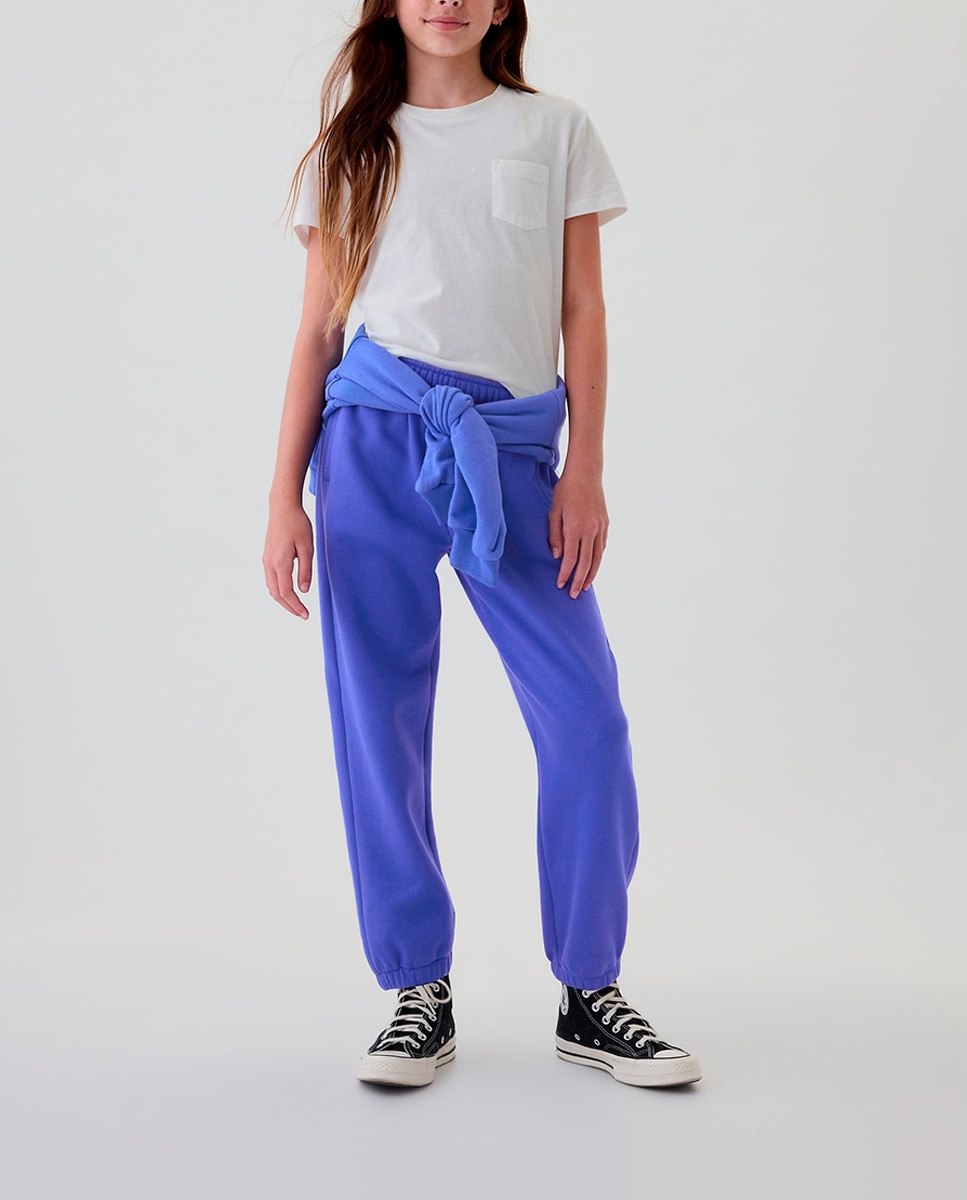 Imagen 0 de Pantalón de punto con logo de niña