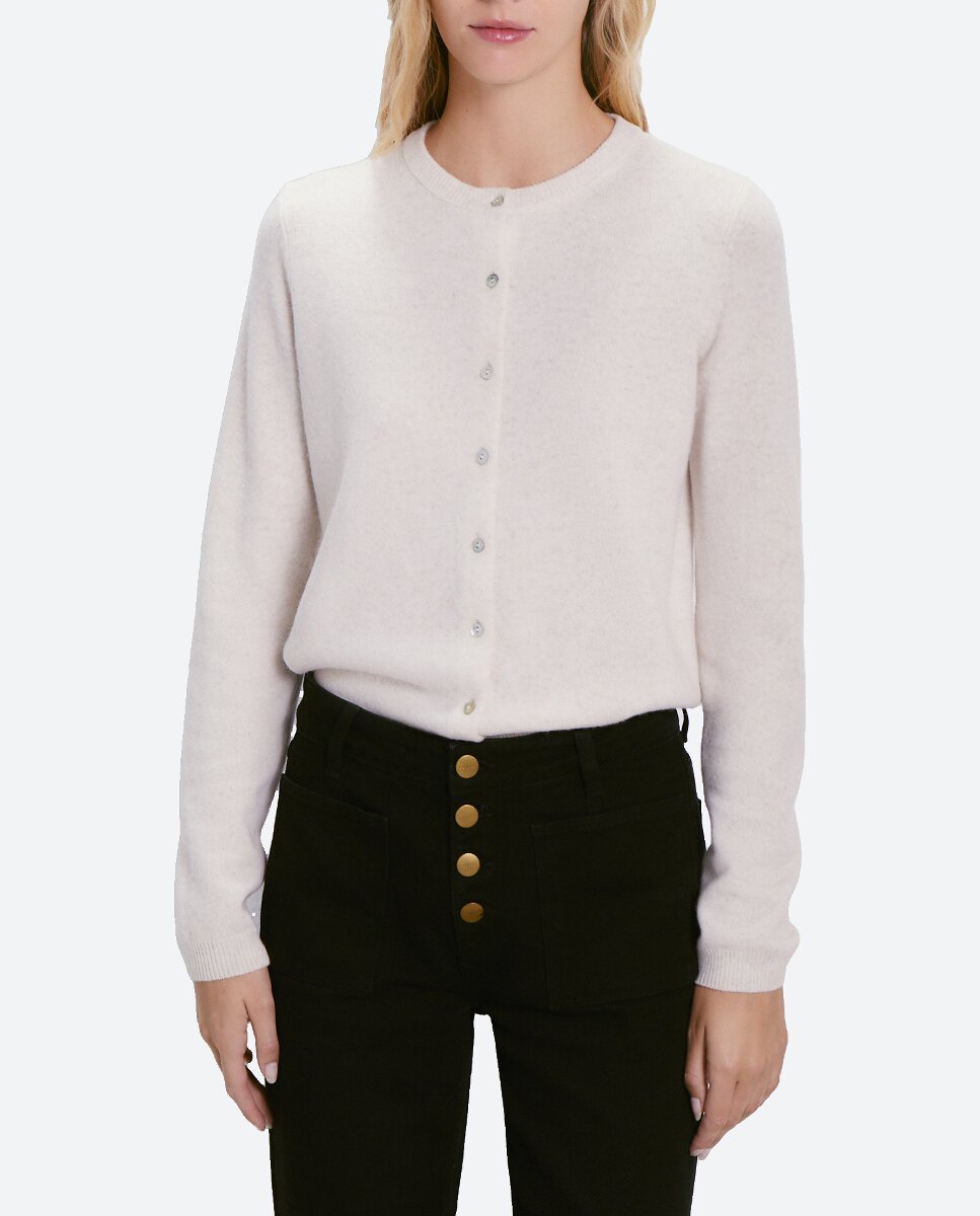 Imagen 0 de Chaqueta de mujer cuello caja lana con cashmere
