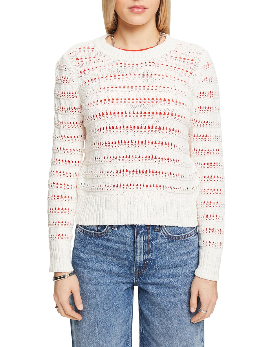 Imagen 0 de Jersey de mujer calados con algodón