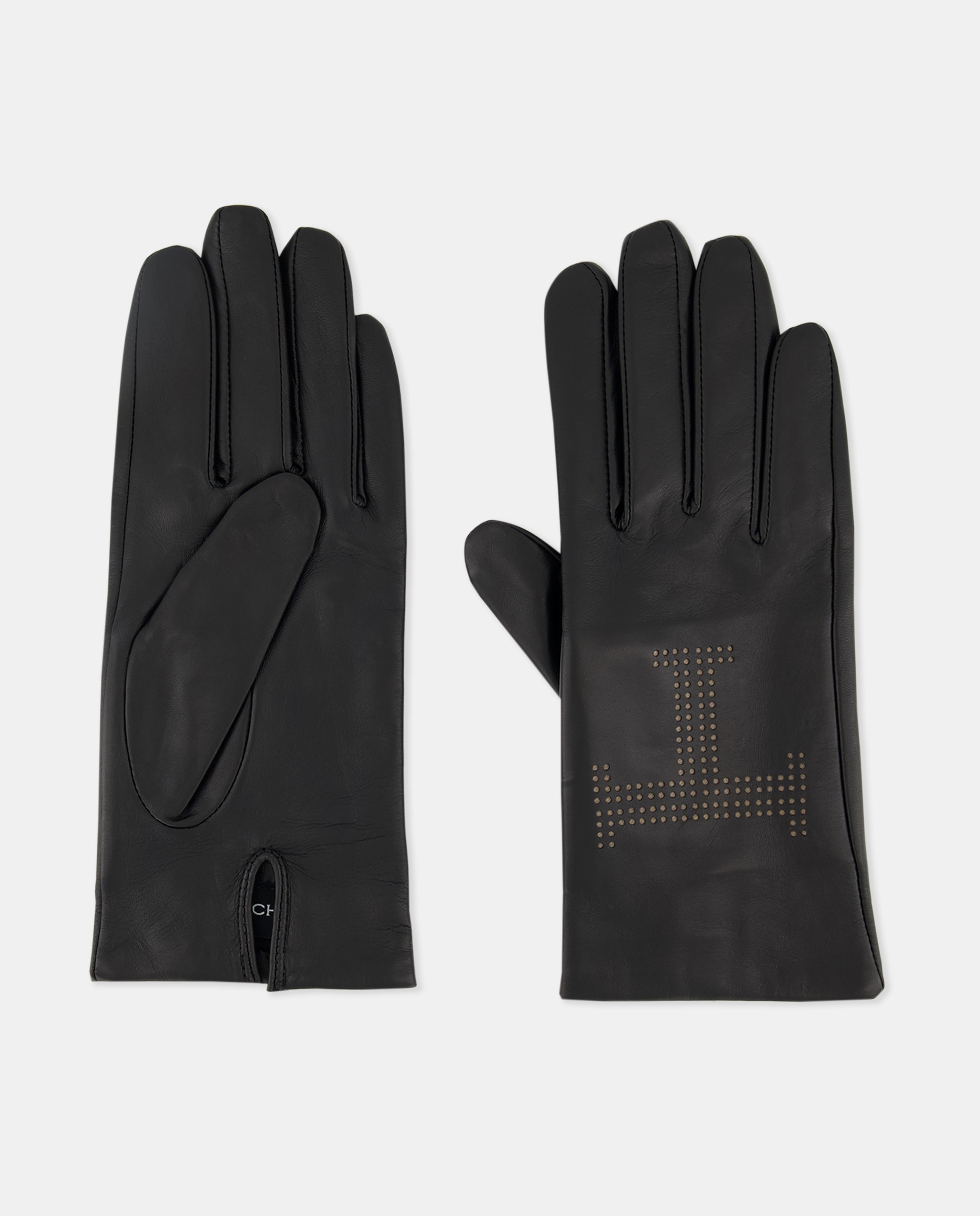 Imagen 0 de Guantes piel troquelado logo