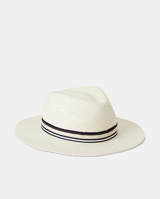 Imagen 0 de Sombrero papel panama ribon rayas