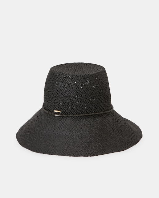 Imagen 0 de Bucket de rafia con cinta de strass