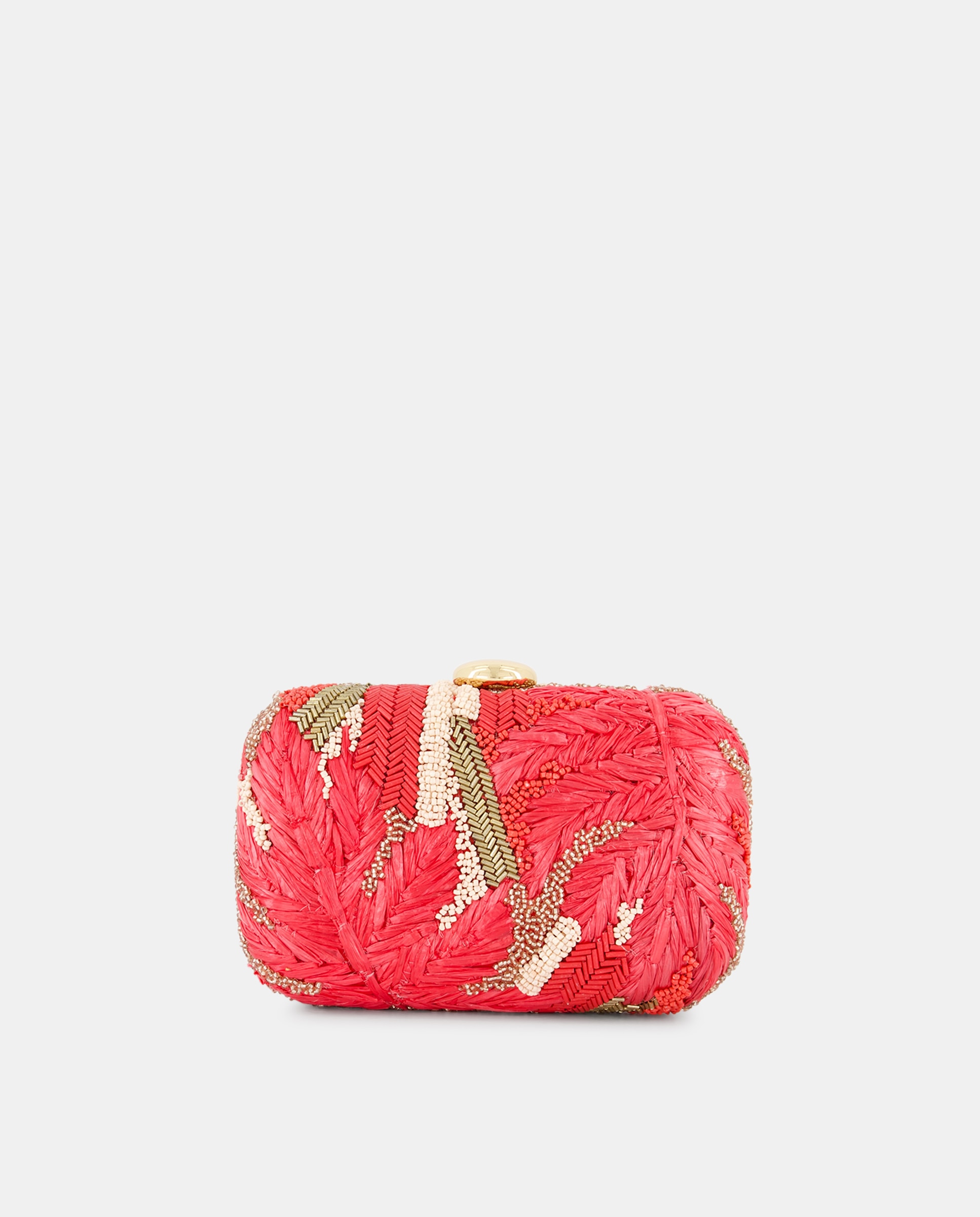 Imagen 0 de Bolso de fiesta bordado rafía