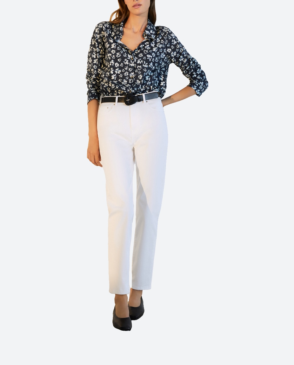 Imagen 0 de Pantalón cinco bolsillos de mujer peach