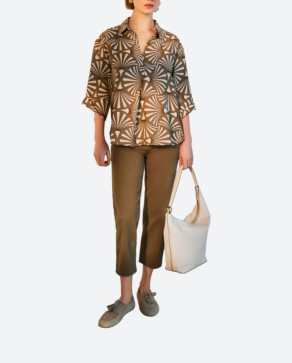 Imagen 0 de Pantalón capri de mujer