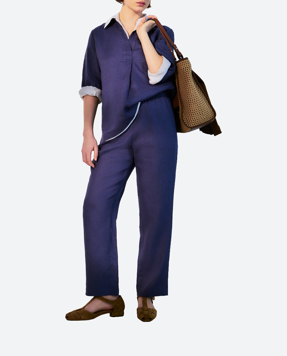 Imagen 0 de Pantalón recto jogger de mujer