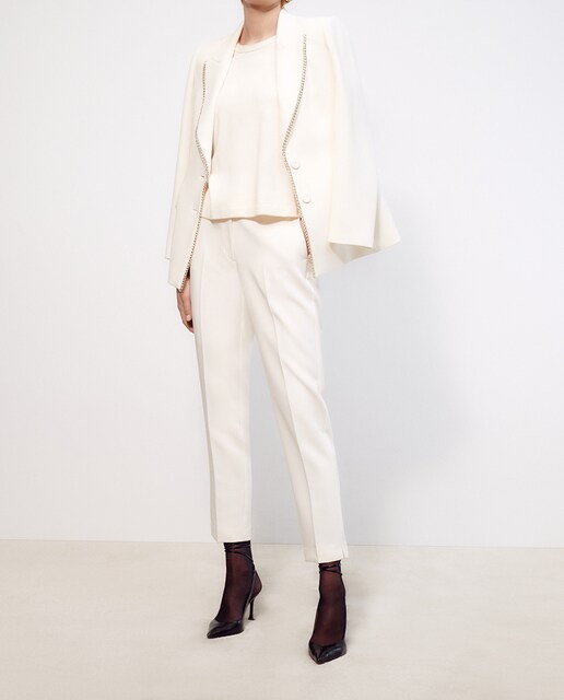 Imagen 0 de Jersey de mujer con lúrex en vivos