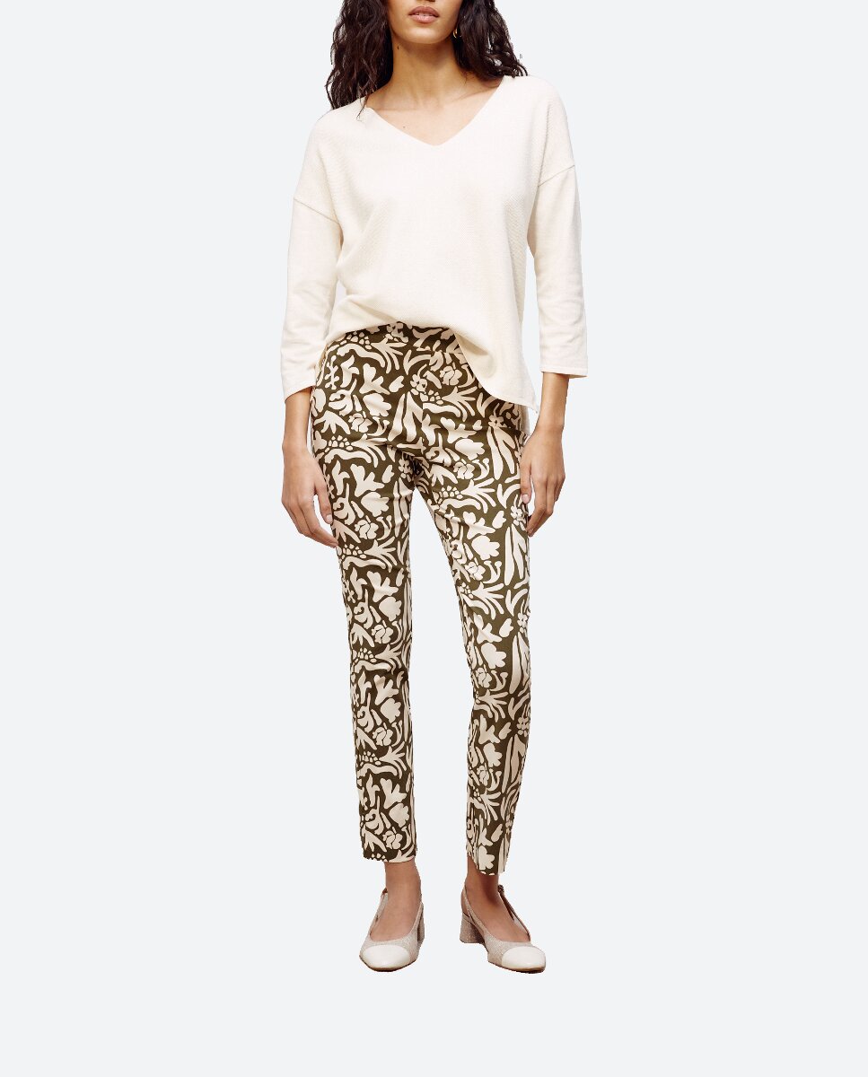 Imagen 0 de Pantalón de mujer elástico estampado