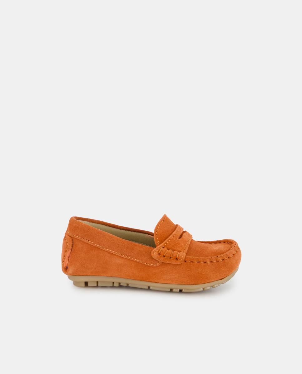 Imagen 0 de Mocasines de bebé niño en serraje