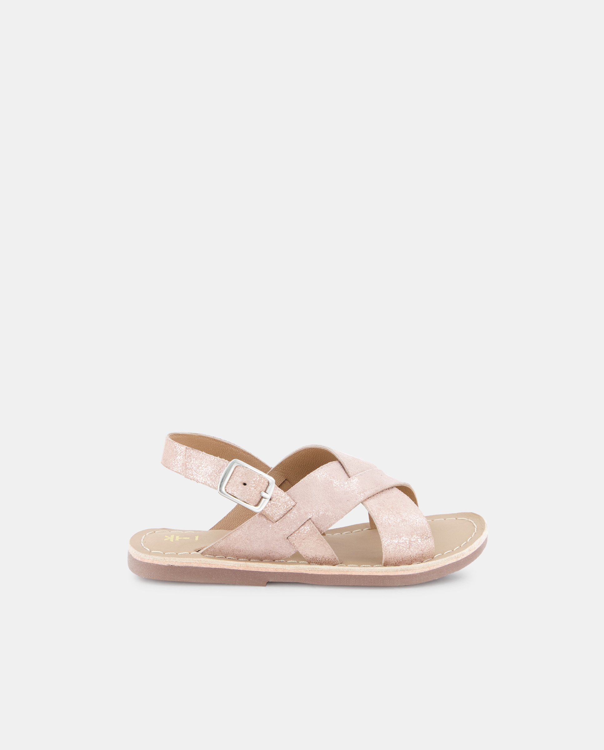 Imagen 0 de Sandalias tiras cruzadas de piel