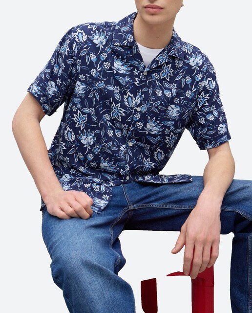 Imagen 0 de Camisa de hombre manga corta print bowling