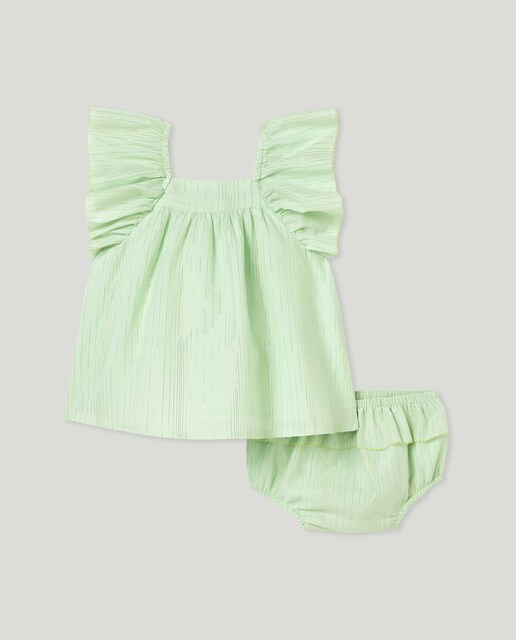 Imagen 0 de Vestido de bebé niña con culetín