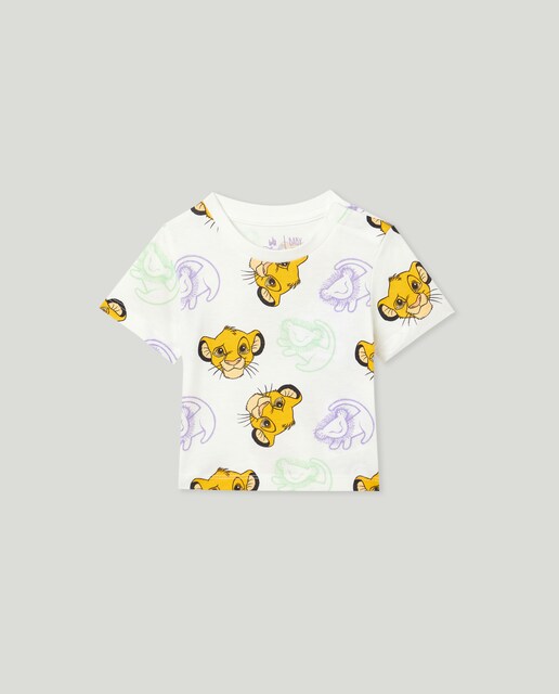Imagen 0 de Camiseta de bebé niño con estampado El Rey León