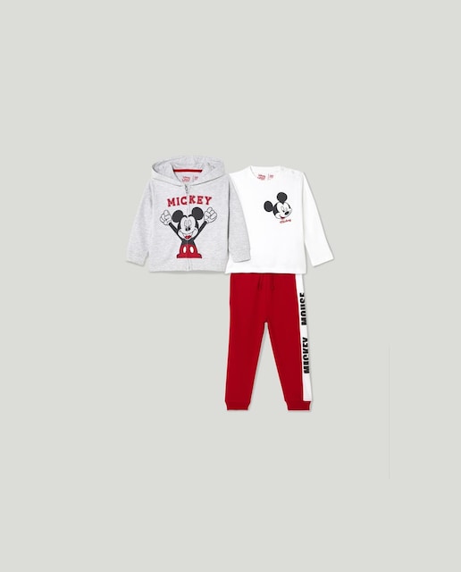 Imagen 0 de Conjunto tres piezas de bebé niño Mickey de Disney