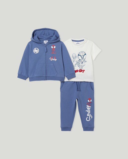 Imagen 0 de Conjunto de tres piezas de bebé Spiderman