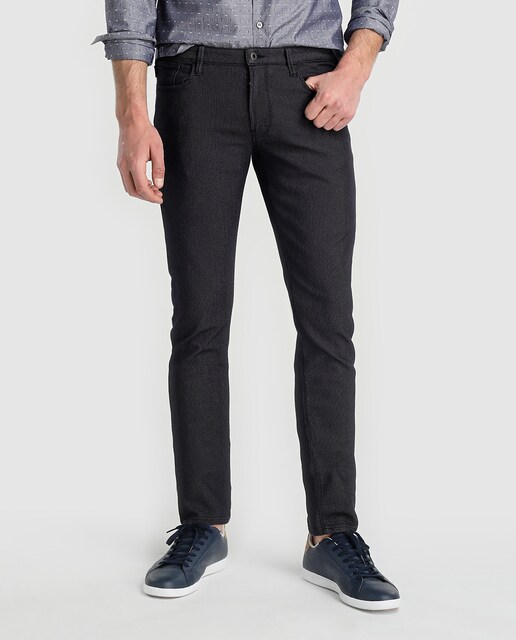 Imagen 0 de Pantalón cinco bolsillos de hombre Emporio Armani slim azul