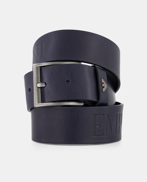 Imagen 0 de Cinturón de hombre en piel con logo