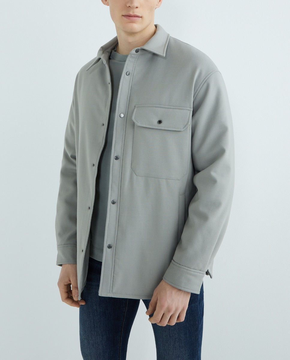 Imagen 0 de Chaqueta de hombre relajada tipo Sobrecamisa