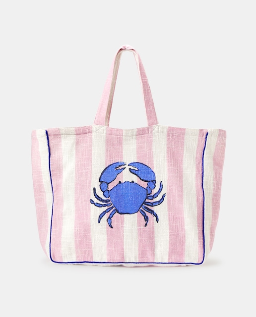 Imagen 0 de Maxi shopper rústico estampado