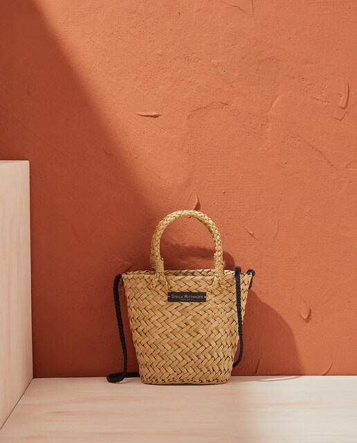 Imagen 0 de Mini cesta asa trenza