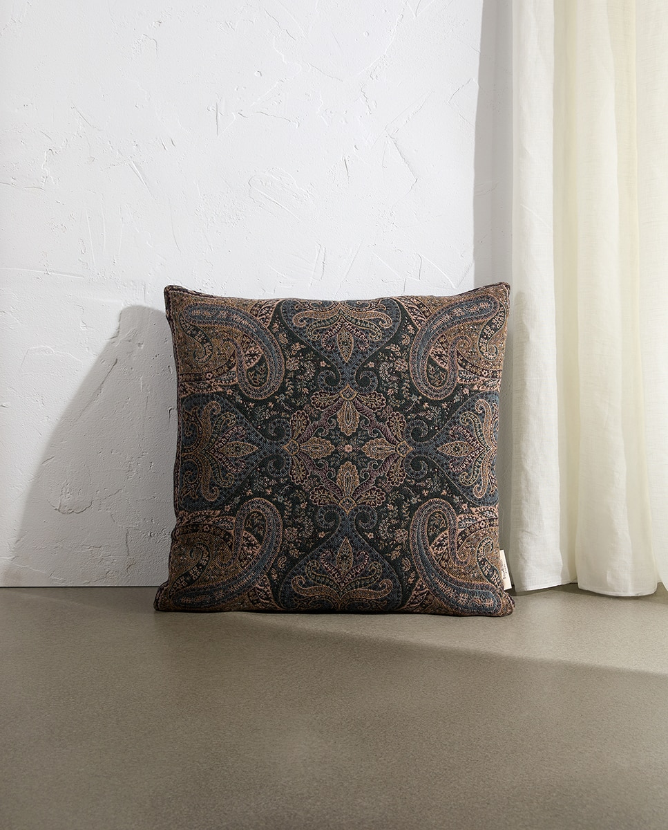Imagen 0 de Funda de cojín cuadrada jacquard pasley Stella Rittwagen