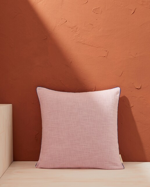 Imagen 0 de Funda de cojín rústico liso