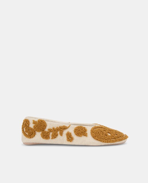 Imagen 0 de Zapatillas de casa con bordado paisley