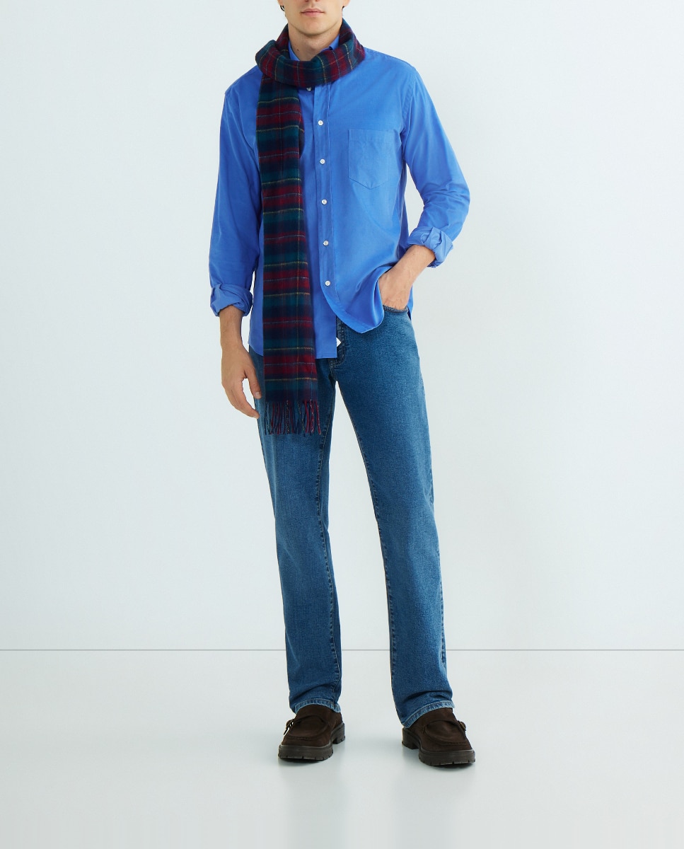Imagen 0 de Camisa casual de hombre manga larga de micropana