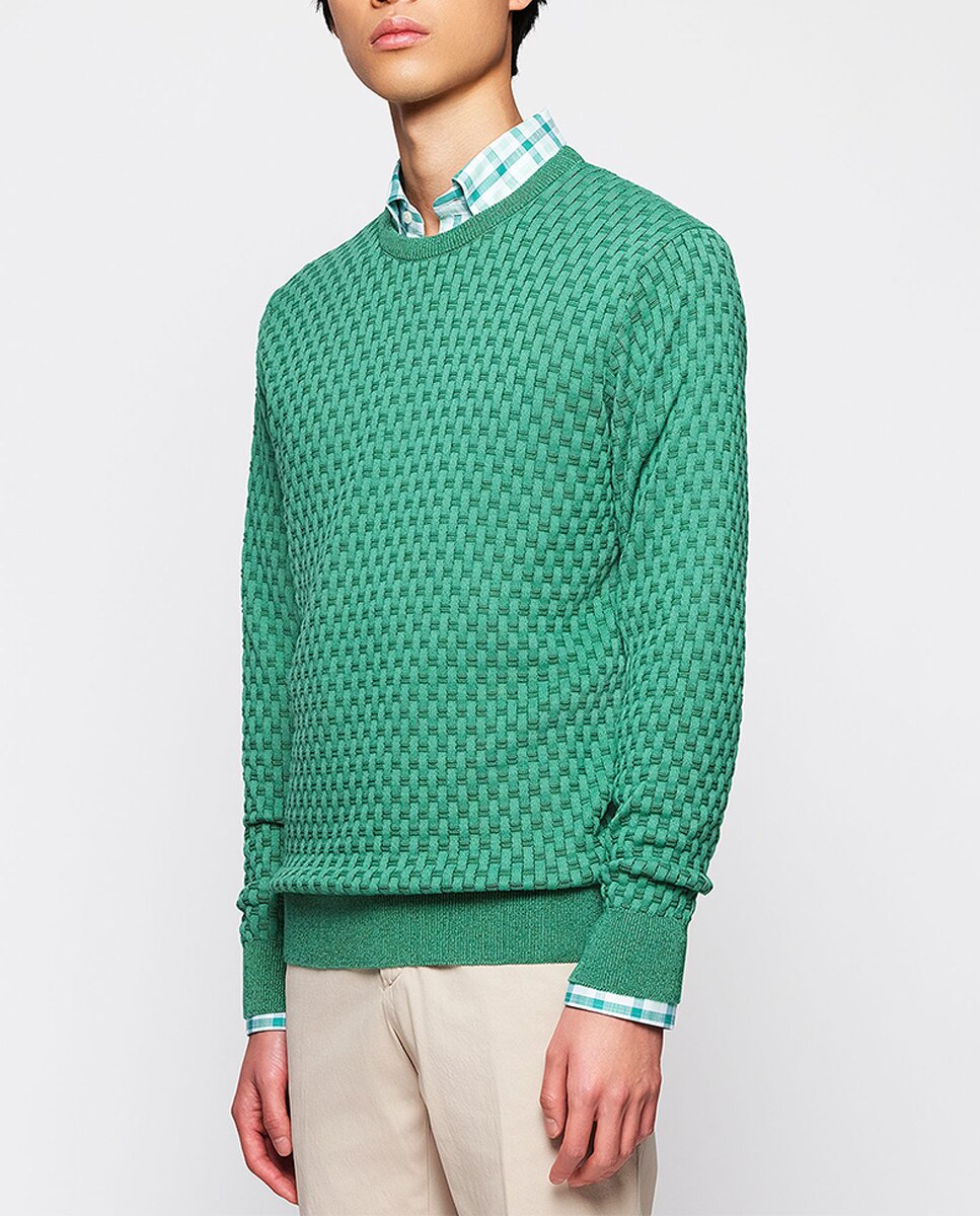 Imagen 0 de Jersey de punto cuello redondo