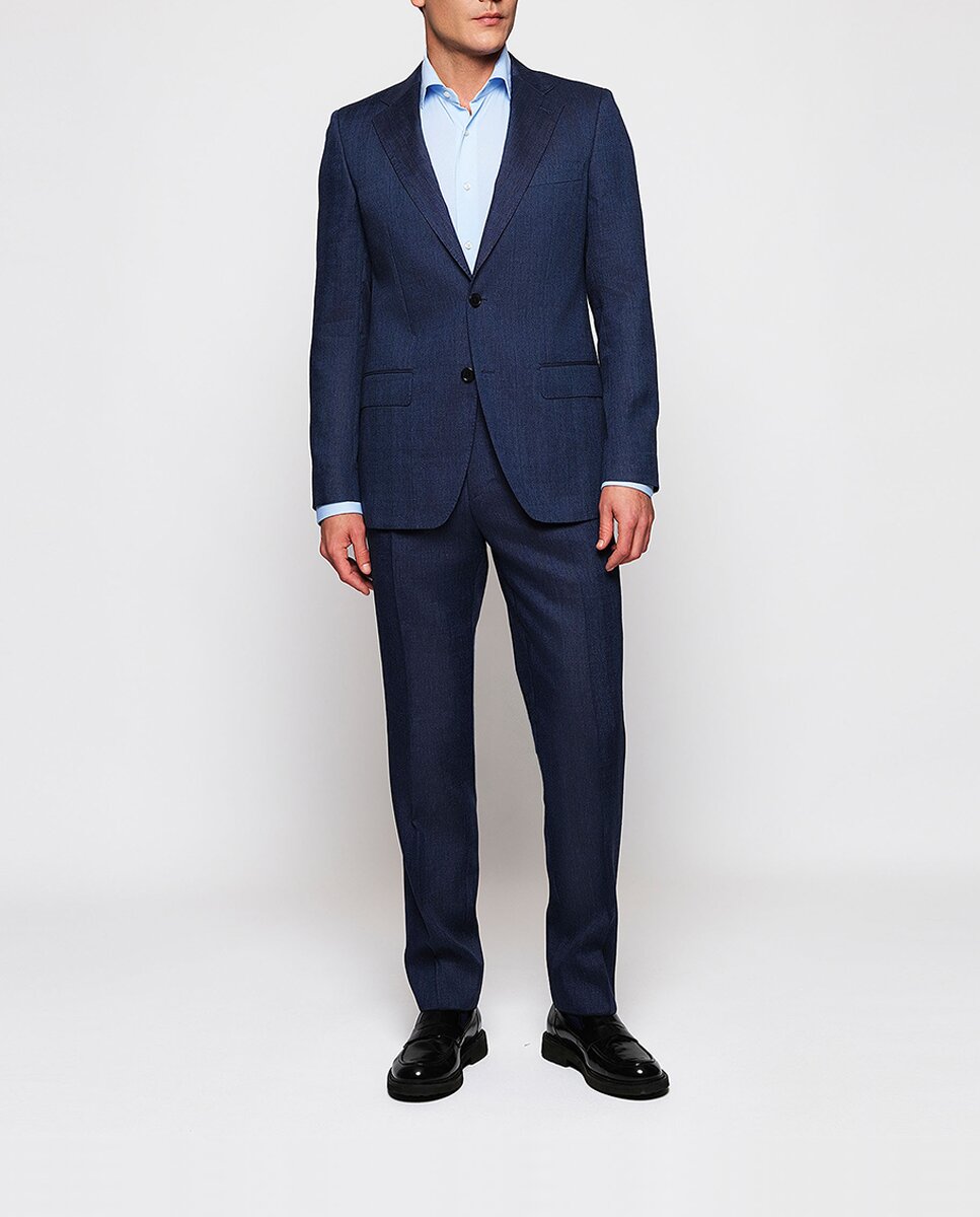 Imagen 0 de Traje hombre regular fit  lino/lana