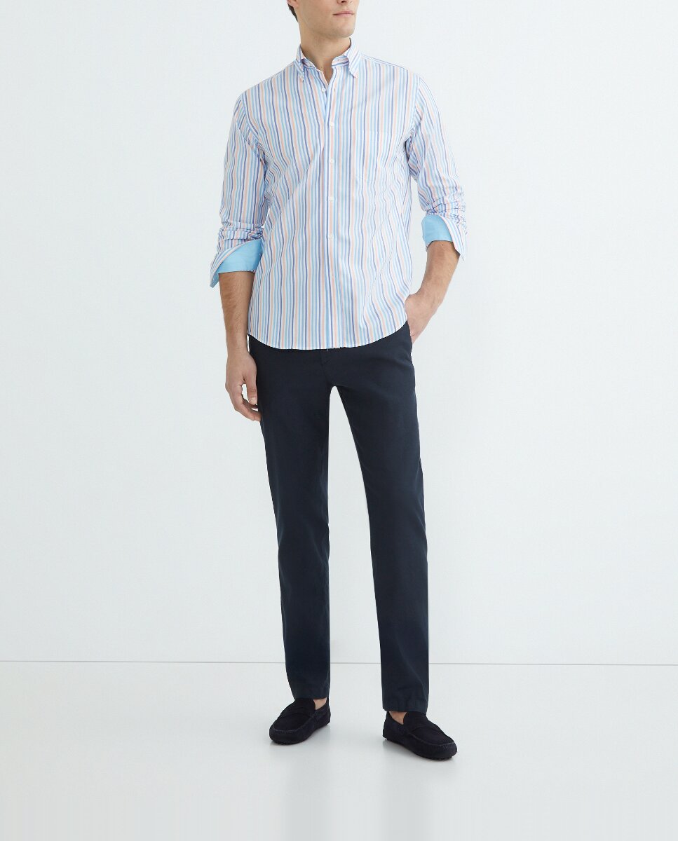 Imagen 0 de Pantalón hombre chino custom fit twill roto