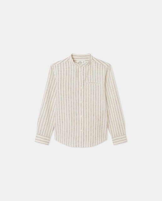 Imagen 0 de Camisa niño lino mao multiraya