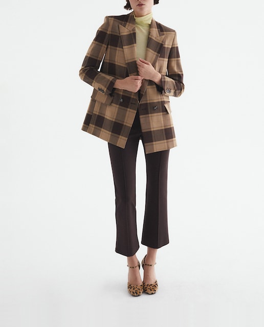 Imagen 0 de Legging flare largo con cremallera