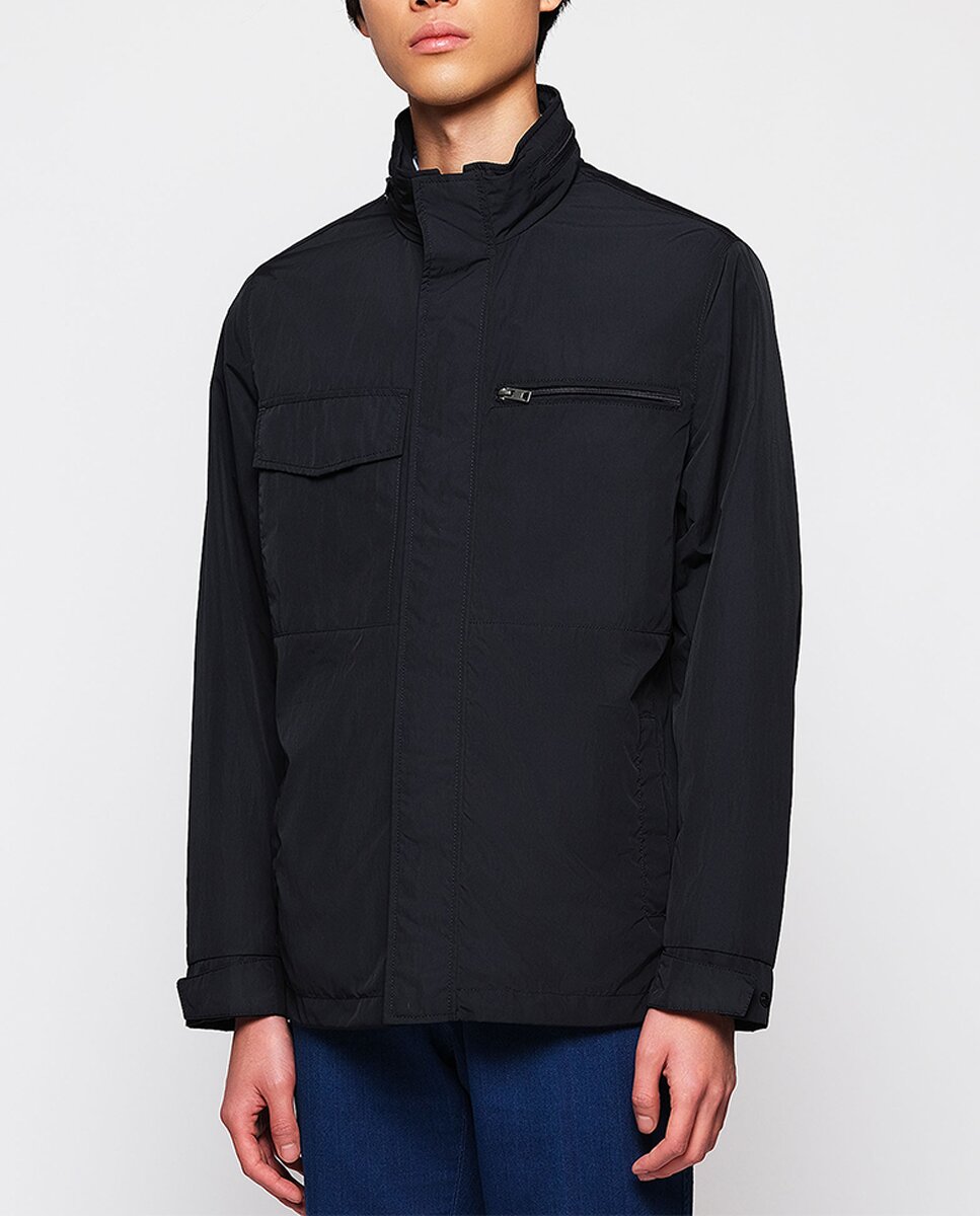 Imagen 0 de Parka corta hombre regular fit capucha oculta tallas grandes