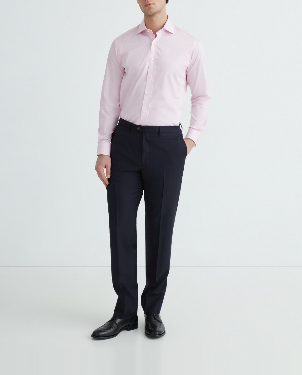 Imagen 0 de Camisa hombre vestir manga larga rayas tallas grandes