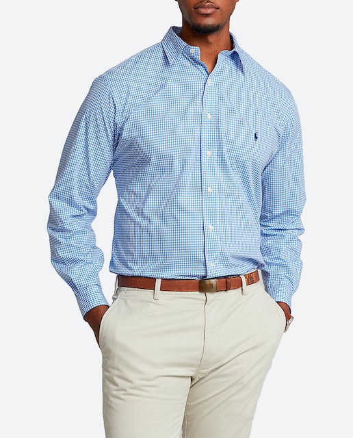 Imagen 0 de Camisa de hombre classic fit de algodón tallas grandes