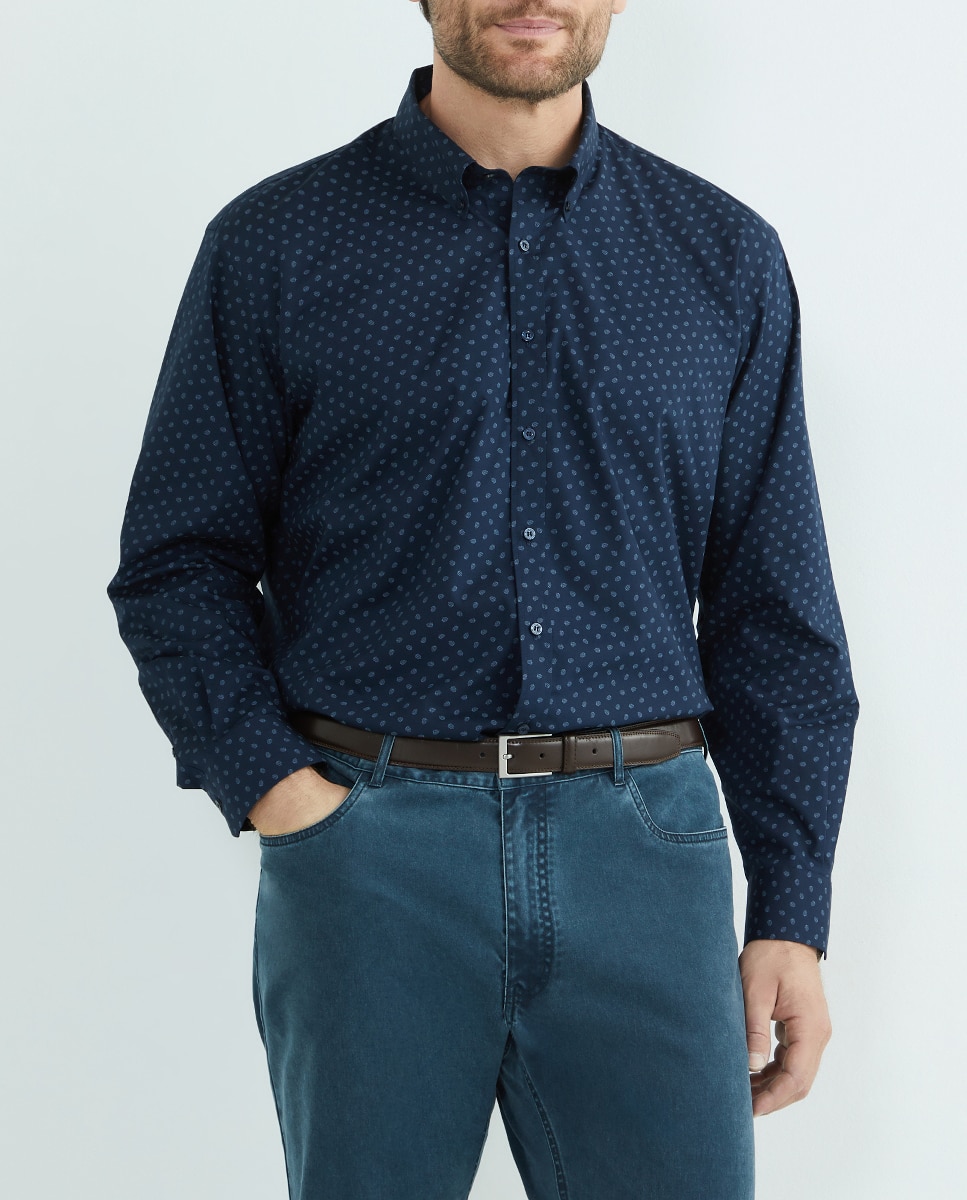 Imagen 0 de Camisa de hombre Non Iron tallas grandes
