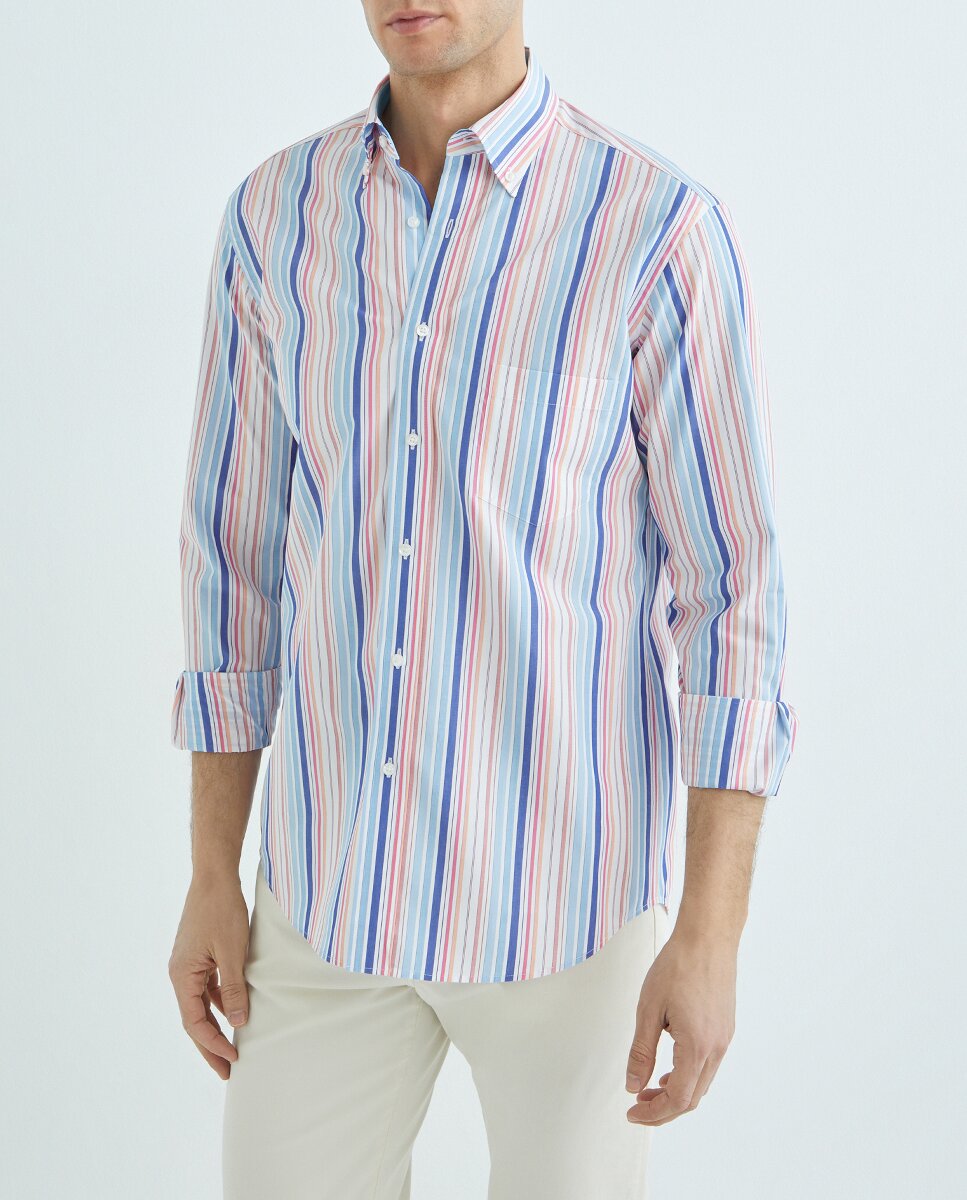Imagen 0 de Camisa de hombre classic lisa burdeos tallas grandes