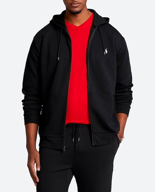 Imagen 0 de Sudadera de hombre con capucha y cremallera tallas grandes