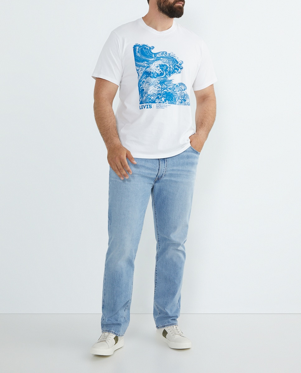 Imagen 0 de Camiseta de hombre de manga corta, tallas grandes