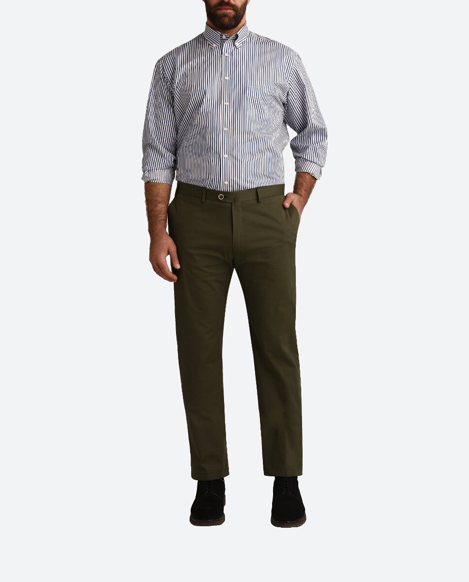 Imagen 0 de Chino de hombre Mirto regular kaki tallas grandes