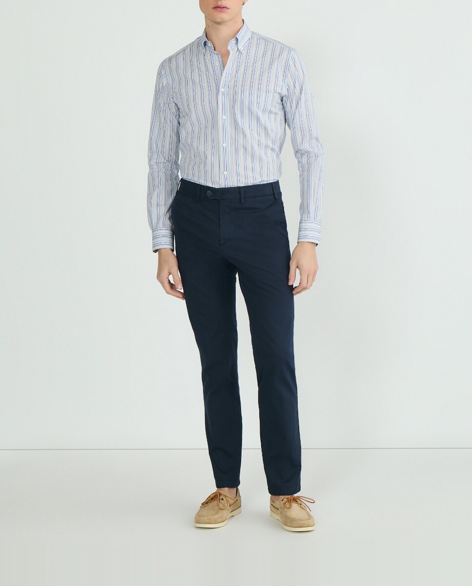 Imagen 0 de Pantalón hombre chino custom fit estructura tallas grandes