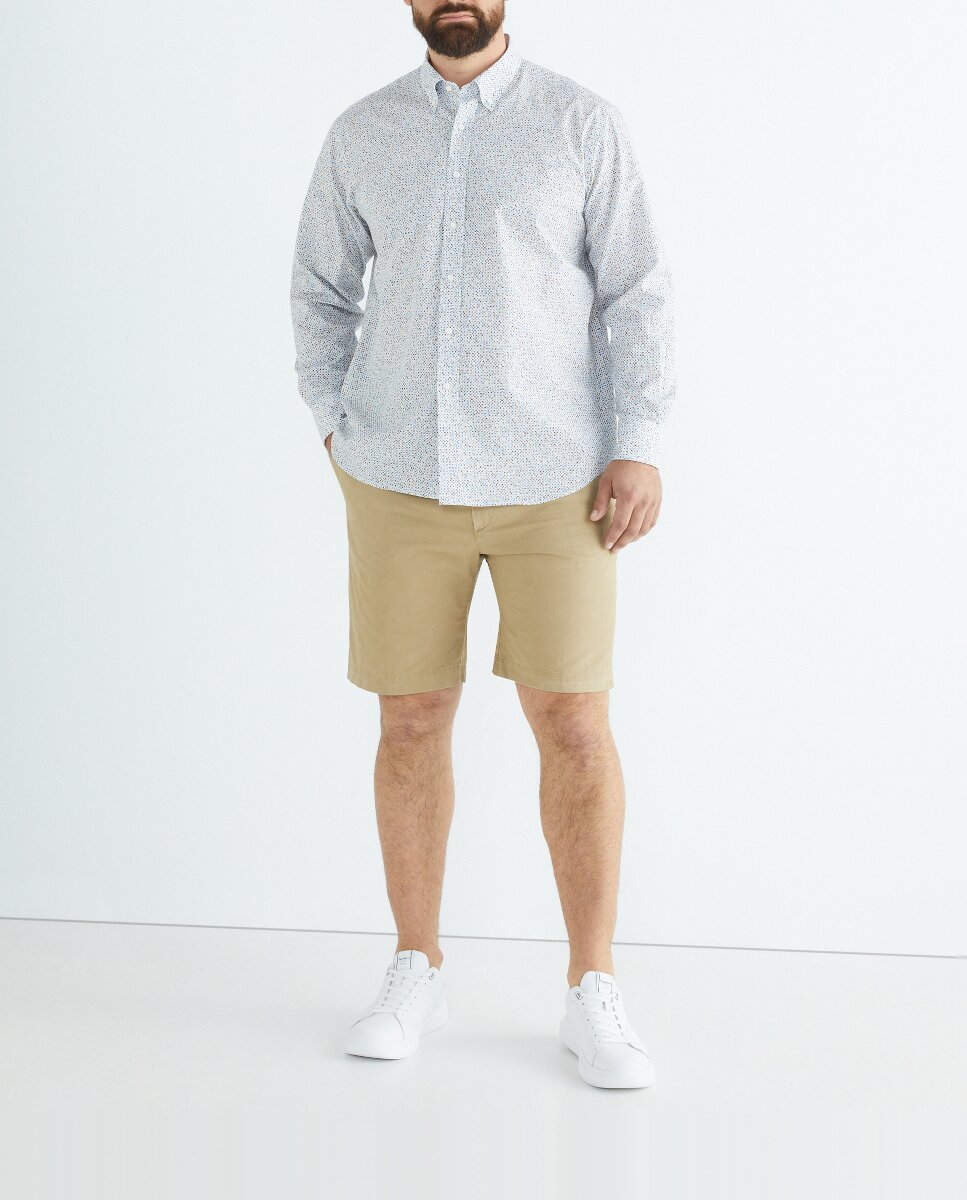 Imagen 0 de Bermuda de hombre regular lisa tallas grandes