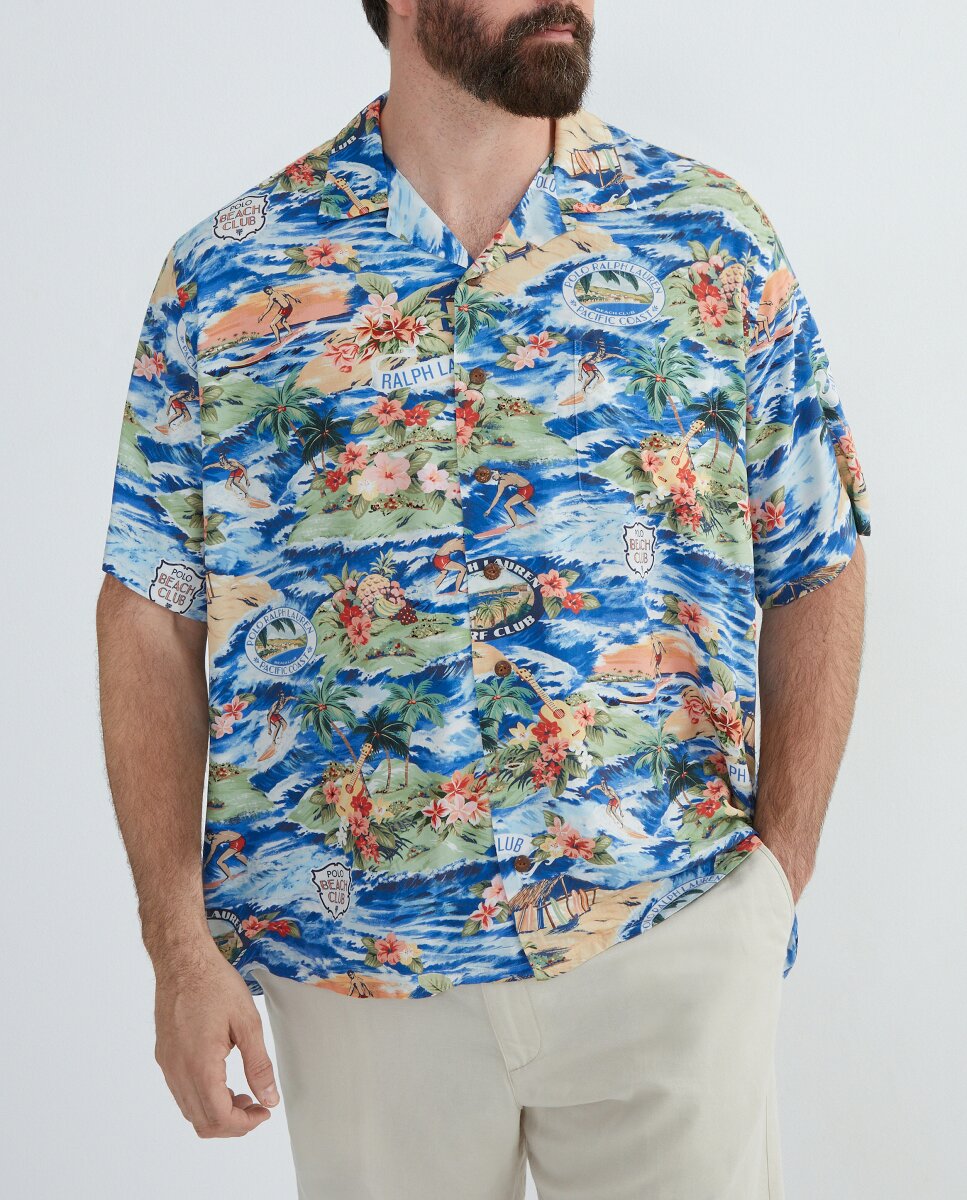 Imagen 0 de Camisa de manga corta de hombre con bolsillo Classic fit