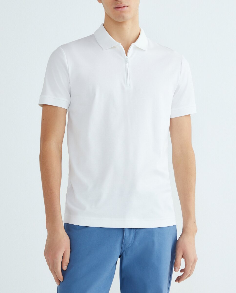 Imagen 0 de Polo manga corta interlock de hombre.