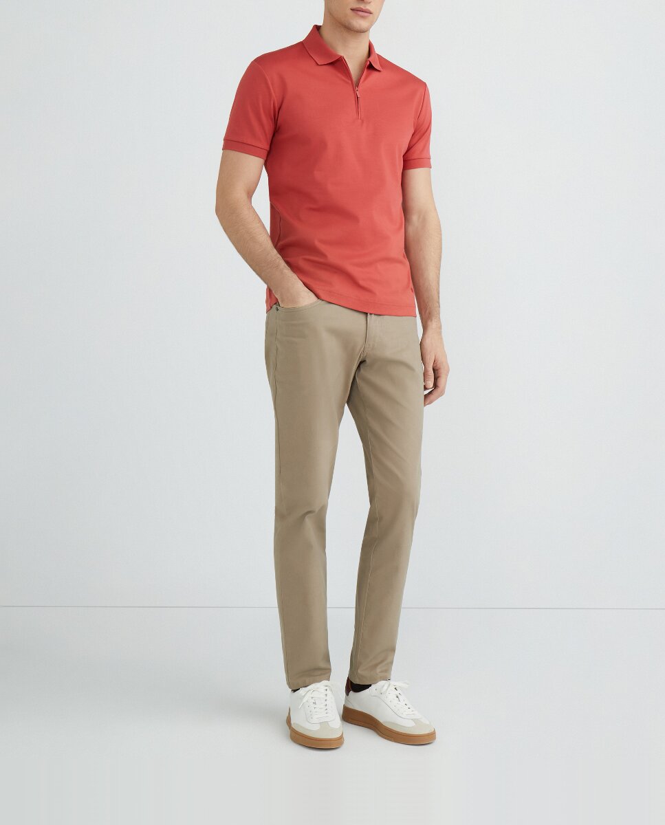 Imagen 0 de Polo manga corta interlock de hombre.