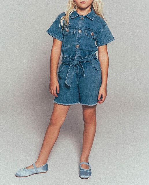 Imagen 0 de Mono corto denim