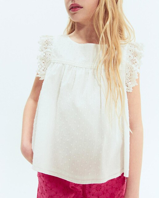 Imagen 0 de Blusa plumetti de niña