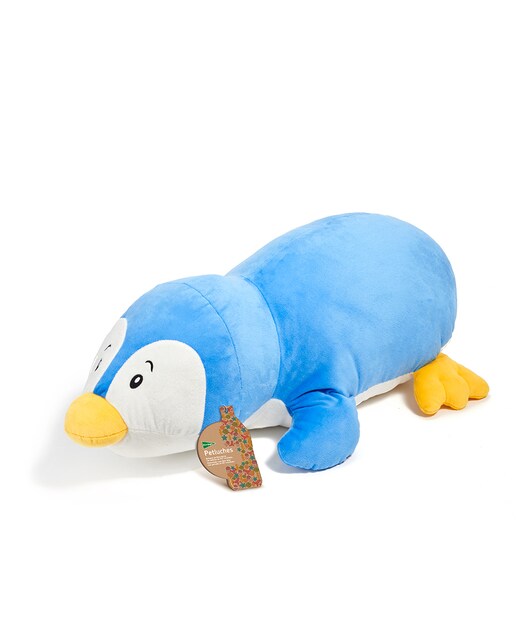 Peluche pingüino grande 64 cm sostenible con forma de almohada El Corte Inglés