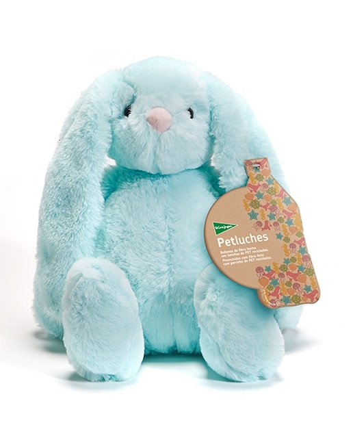 Imagen 0 de Peluche conejo verde aguamarina 14cm sostenible El Corte Inglés